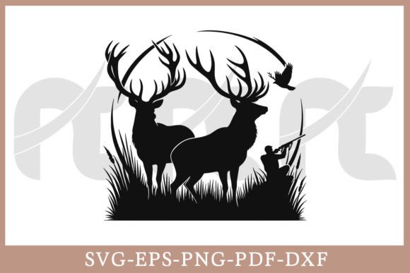 Download Deer Hunting SVG Vector Cut File - Vector Collection