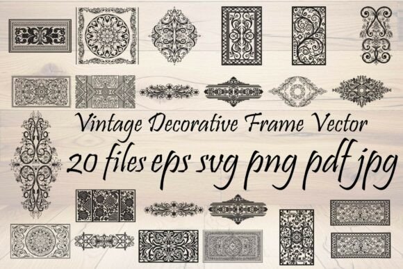 Download Vintage Ornamental Arch Frame Vector - Vector Collection