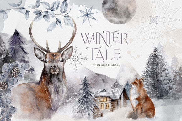 Download Winter Illustrations Clip Art Watercolor - Winter Collection