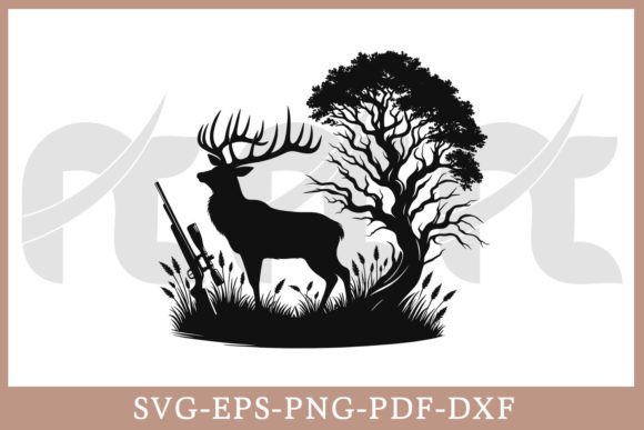 Download Deer Hunting SVG Vector Cut File - Vector Collection