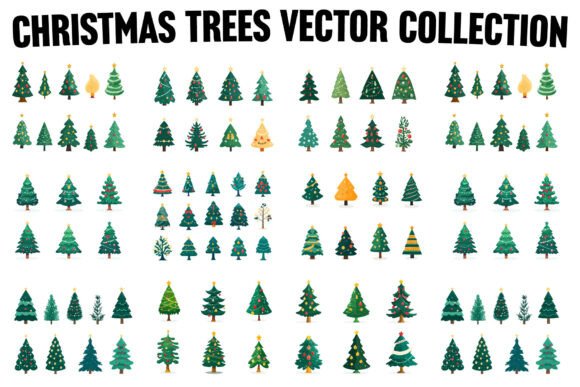Download Winter Christmas Tree Vector Graphics - Vector Collection