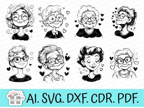 Download Grandma Svg Laser Vector Graphics - Vector Collection