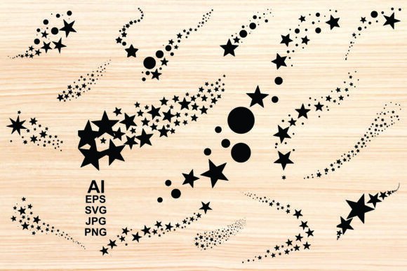 Download Silhouette Stars Tattoos Vector - Vector Collection