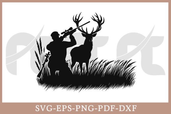 Download Deer Hunting SVG Vector Cut File - Vector Collection