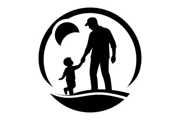 Download Father and Child Vector Illustration - Vector Collection