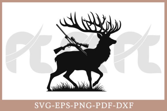 Download Deer Hunting SVG Vector Cut File - Vector Collection
