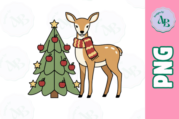 Download Cottagecore Woodlands Deer Christmas PNG - Woodlands Collection