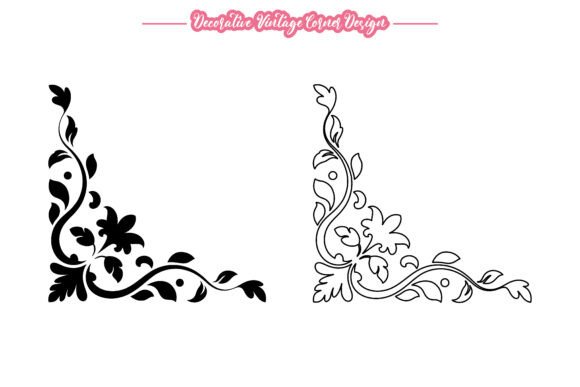 Download Classic Ornamental Corner Design Vector - Vector Collection