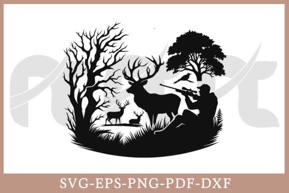 Download Deer Hunting SVG Vector Cut File - Vector Collection
