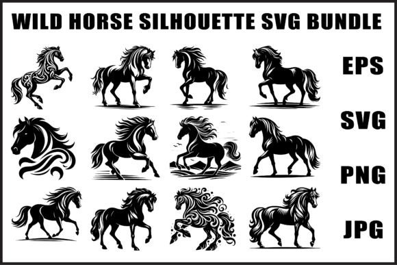 Download Vintage Horse Vector Set - Vector Collection
