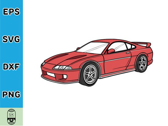 Download Vintage Sports Car SVG Vector - Vector Collection