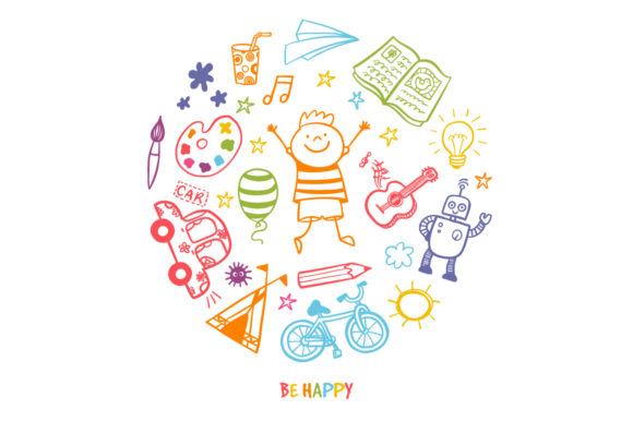 Download Children's Drawing Vector Set - Vector Collection