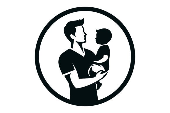 Download Father and Child Vector Illustration - Vector Collection