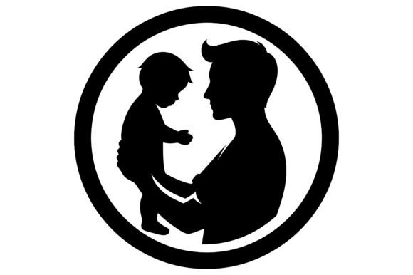Download Father and Child Vector Illustration - Vector Collection