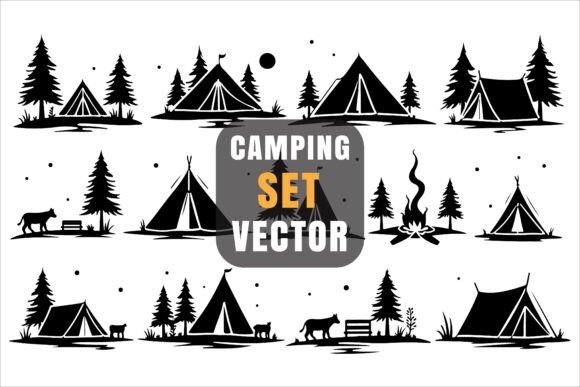 Download Backpacking and Camping Vector Graphics - Vector Collection