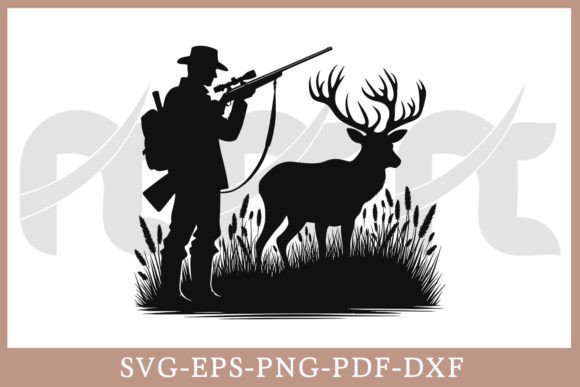 Download Deer Hunting SVG Vector Cut File - Vector Collection