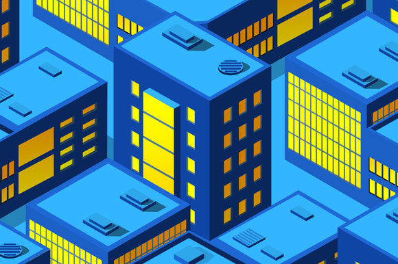 Download Residential Town of Vector Graphics - Vector Collection