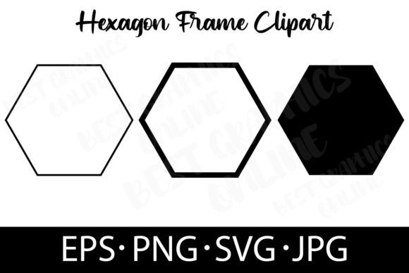Download Hexagon Frames Shape Vector Cut File SVG - Vector Collection
