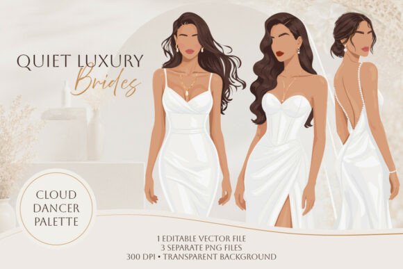 Download Quiet Luxury Brides, 1 Vector + 3 PNG - Premium Resources